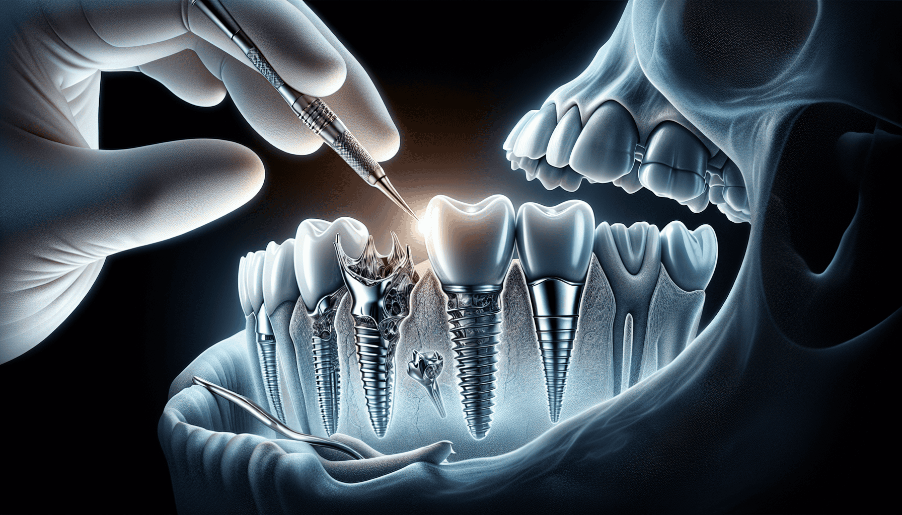 Surgical placement of zirconia implants