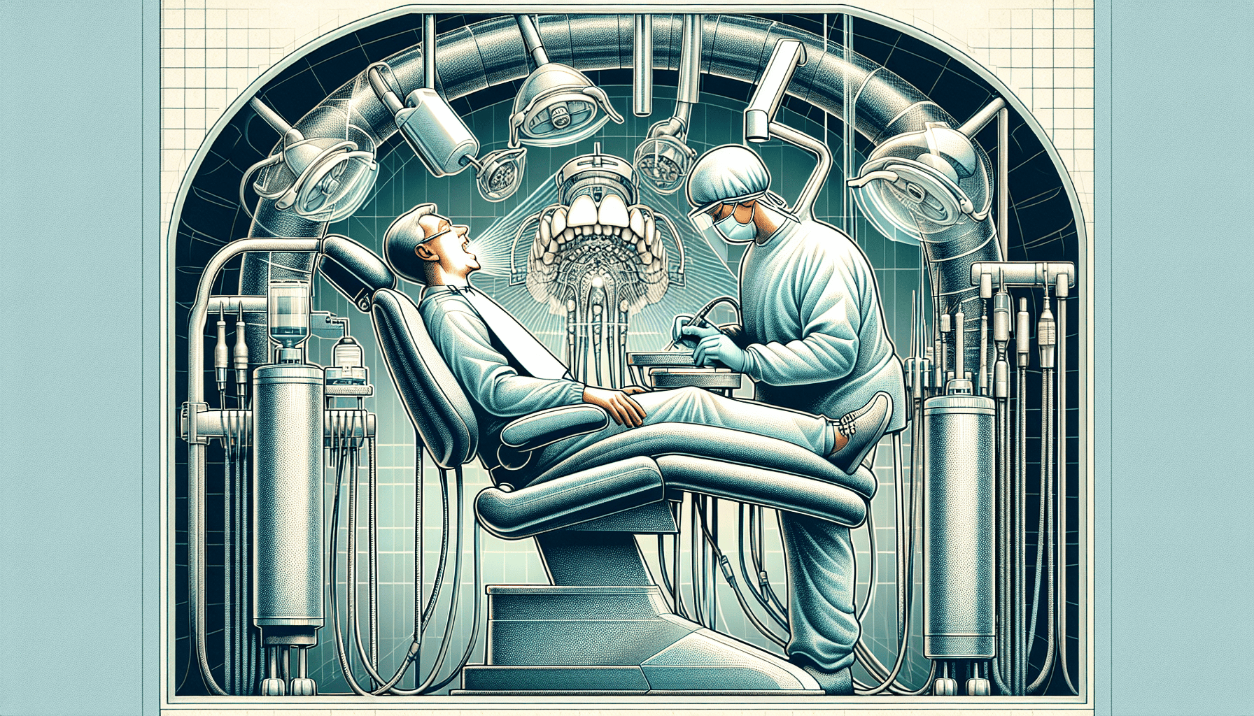 Illustration of SMART Amalgam Removal technique