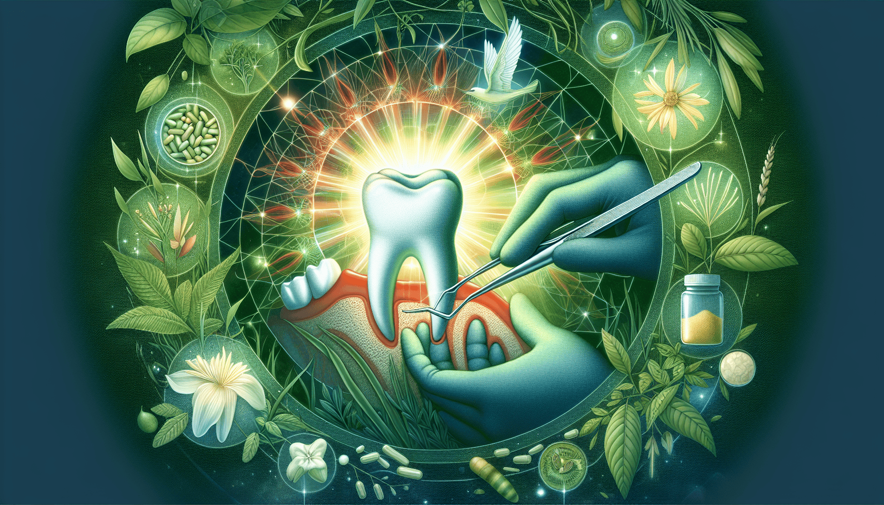 Illustration of alternatives to traditional root canal treatments