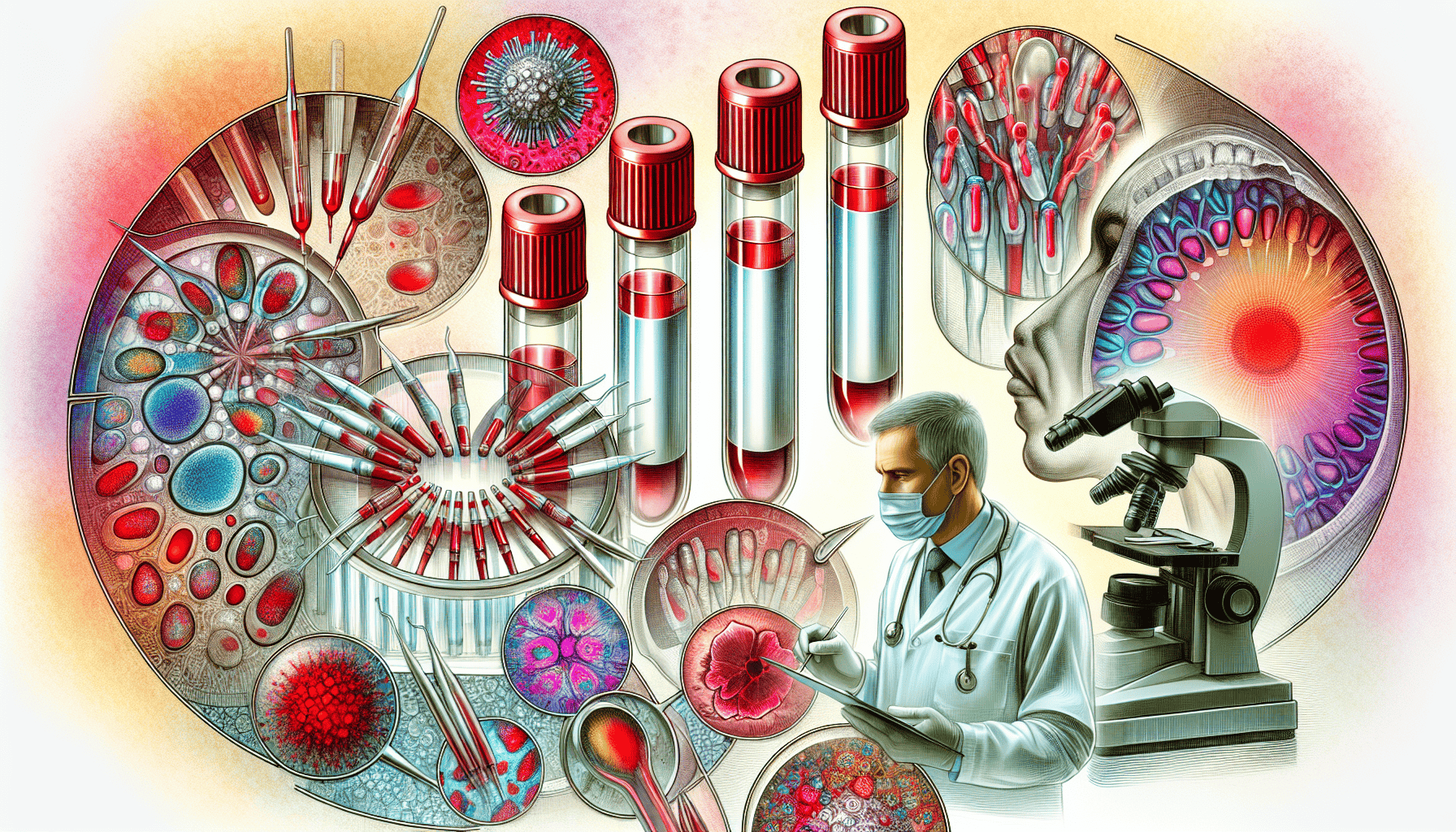 Illustration of biocompatibility testing in dental care