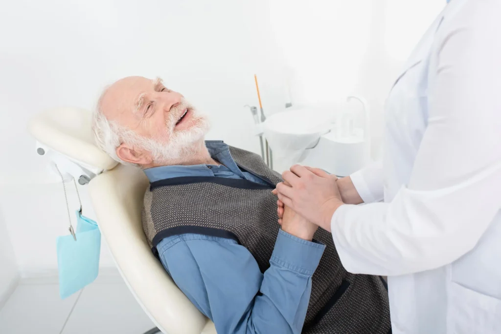 patient getting a Tooth implant burtonsville
