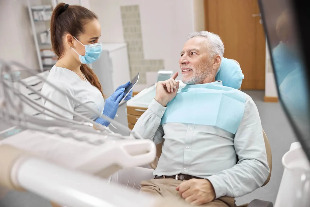 dentist in 20866 and patient